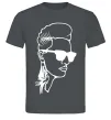Мужская футболка Retro man Графит фото