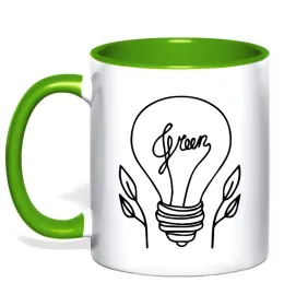 Чашка с цветной ручкой