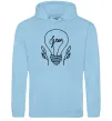 Чоловіча толстовка (худі) Green light Блакитний фото