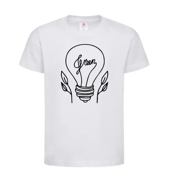 Детская футболка Green light Белый фото