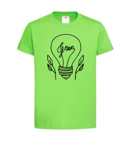 Детская футболка Green light Лаймовый фото