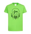 Детская футболка Green light Лаймовый фото