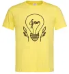 Мужская футболка Green light Лимонный фото