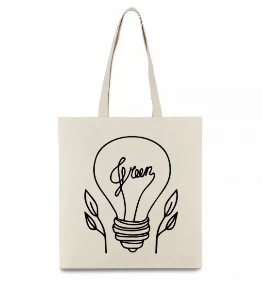 Эко-сумка Green light Бежевый фото