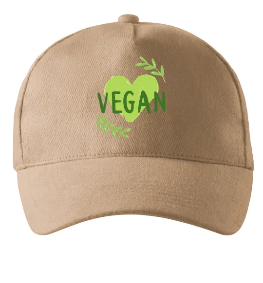 Кепка Vegan Пісочний фото
