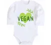 Детский боди Vegan Белый фото