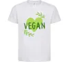 Детская футболка Vegan Белый фото