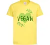 Детская футболка Vegan Лимонный фото