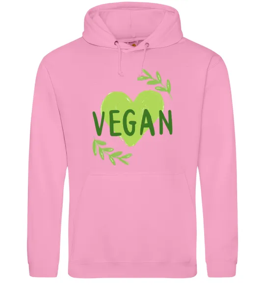 Жіноча толстовка (худі) Vegan Рожевий фото