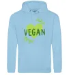 Жіноча толстовка (худі) Vegan Блакитний фото