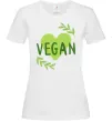 Женская футболка Vegan Белый фото