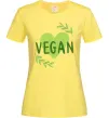 Женская футболка Vegan Лимонный фото
