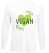 Лонгслів Vegan Білий фото