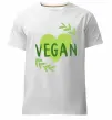 Чоловіча преміум футболка Vegan Білий фото