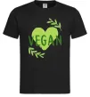 Мужская футболка Vegan Черный фото