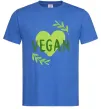 Мужская футболка Vegan Ярко-синий фото