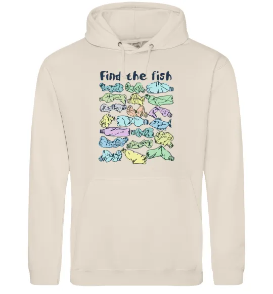 Мужская толстовка (худи) Find the fish Таш фото