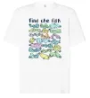 Футболка Оверсайз Find the fish Белый фото