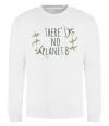 Свитшот There's no planet B Белый фото