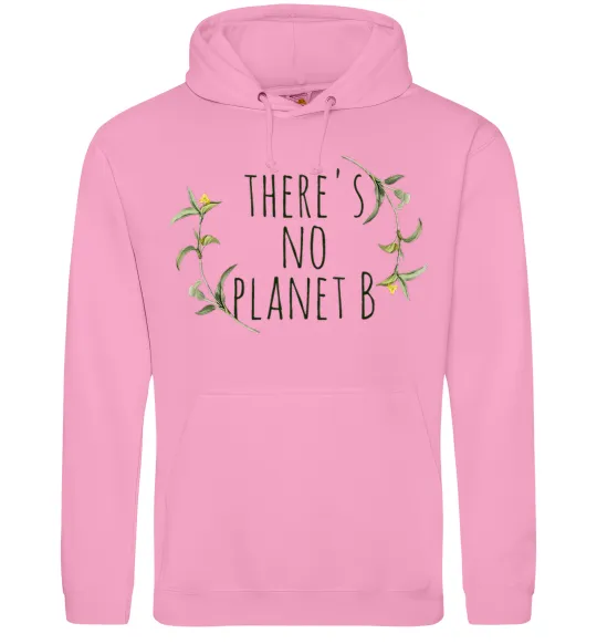 Жіноча толстовка (худі) There's no planet B Рожевий фото