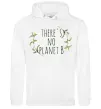 Жіноча толстовка (худі) There's no planet B Білий Жіноча толстовка (худі) There's no planet B Білий фото