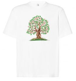 Футболка Оверсайз Green tree with flowers