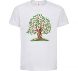 Детская футболка Green tree with flowers