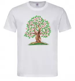 Мужская футболка Україна - дерево Ярко-синий фото Мужская футболка Україна - дерево Ярко-синий фото