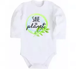 Детский боди Resist plastic Белый фото