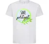 Детская футболка Save our planet Белый фото