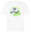 Футболка Оверсайз Save our planet Белый фото