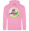 Чоловіча толстовка (худі) Save our planet Рожевий фото
