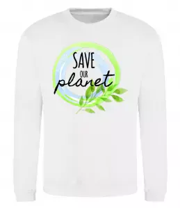 Свитшот Resist plastic Белый фото