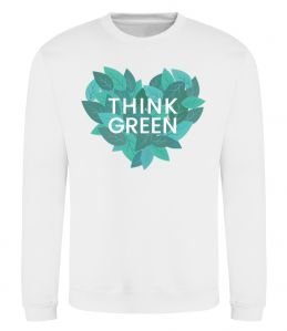 Свитшот Think green heart Свитшот Think green heart