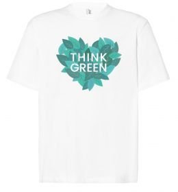 Футболка Оверсайз Think green heart
