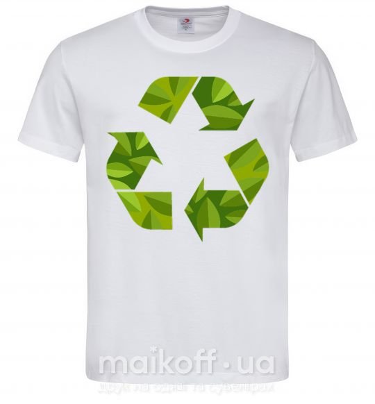 Чоловіча футболка Eco sighn Білий фото