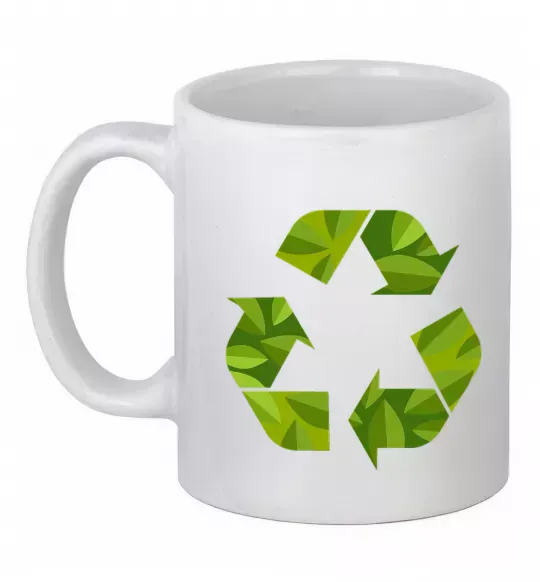 Чашка керамическая Eco sighn Белый фото