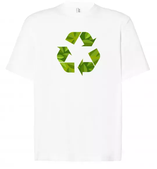 Футболка Оверсайз Eco sighn Білий фото