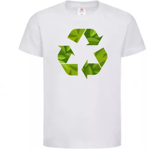 Детская футболка Eco sighn Белый фото