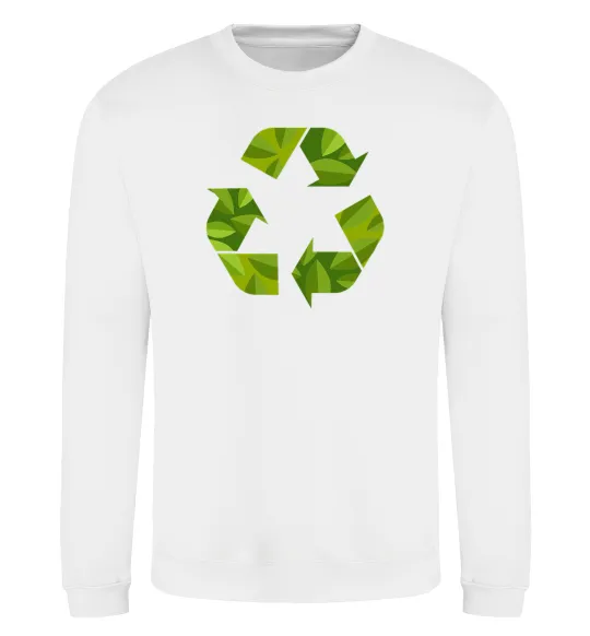 Світшот Eco sighn Білий фото