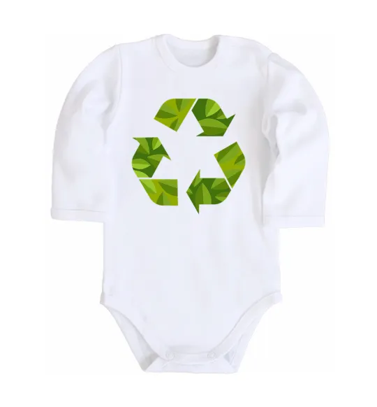 Детский боди Eco sighn Белый фото