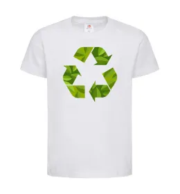 Детская футболка Eco sighn Белый фото