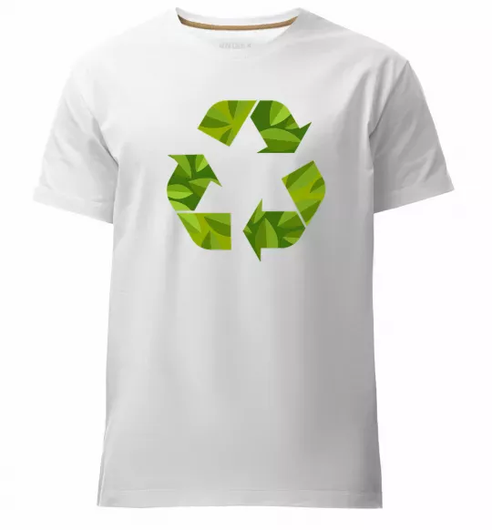 Чоловіча преміум футболка Eco sighn Білий фото