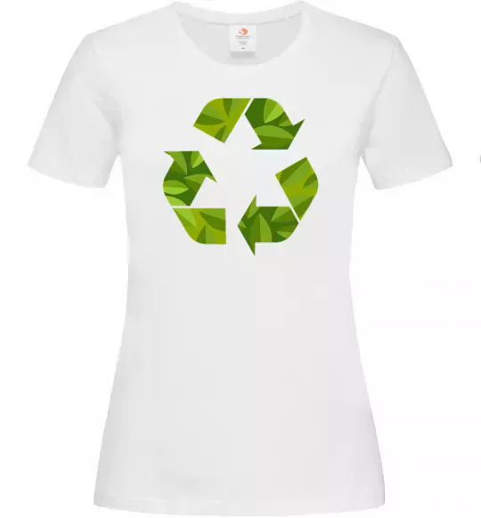 Женская футболка Eco sighn Белый фото