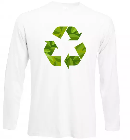 Лонгслів Eco sighn Білий фото