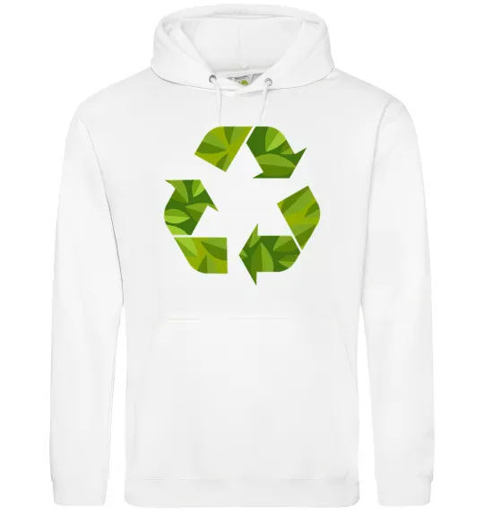 Женская толстовка (худи) Eco sighn Белый фото