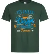 Чоловіча футболка It's called design Темно-зелений фото