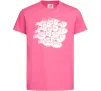 Детская футболка Fishes Ярко-розовый фото