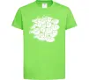 Детская футболка Fishes Лаймовый фото