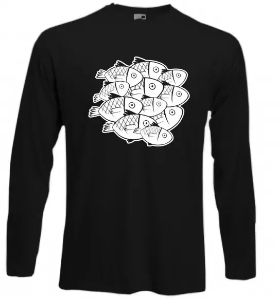 Лонгслив Fishes Черный фото